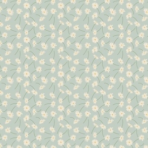 Daisy Scatter Pale Blue SMALL
