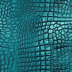 Turquoise Alligator Skin 1