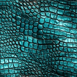Turquoise Alligator Skin 3
