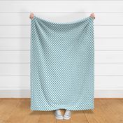  teal and white ombre Mod Pod Geometric Beach art 