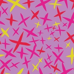 X Marks the Spot-Primitive Stars-Pink Mardi Gras Palette