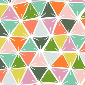 TRIANGLE PATCHWORK - LARGE