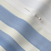 Large//Free hand watercolor blue stripes - wallpaper and bedding
