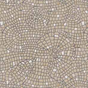 sand shells mosaic