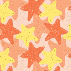 peach beach starfish