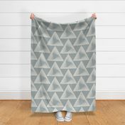 Abstract Geometric Triangle Pattern with Dot Gradient