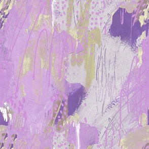 Textured Abstract Violet Gold 