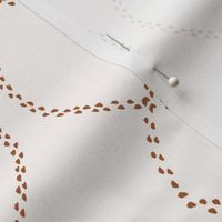 Parlour dotty abstract twirl wallpaper in warm earth