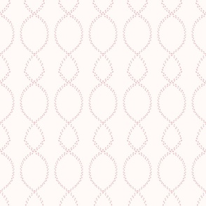 Parlour abstract dotty twirl wallpaper in soft blush preppy