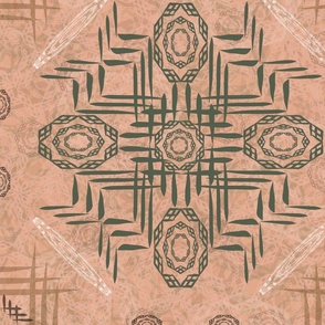 Asian Influenced Mandala - Geometric - Detailed