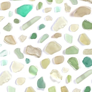 Sea Glass (Natural Tones large scale)  