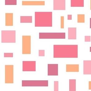 Pink And Orange Mod Shapes
