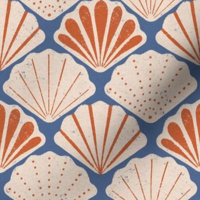 Seashell Stripes - Blue 8in