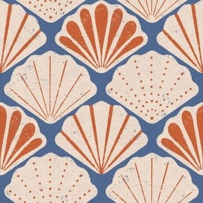 Seashell Stripes - Blue 8in
