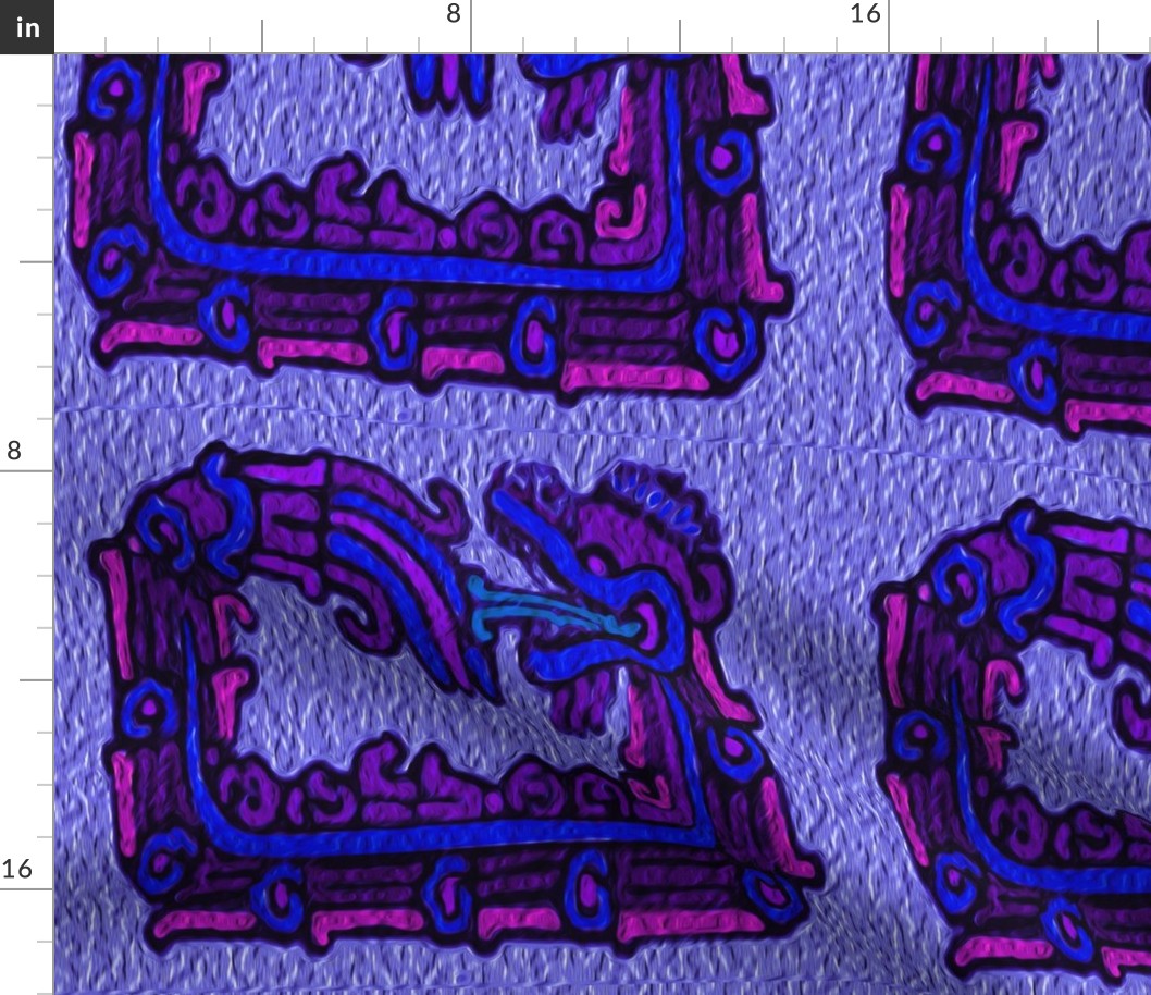 mayan_snakes purple