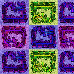 four_mayan_snakes