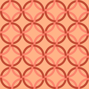 Circles Repeat Peach