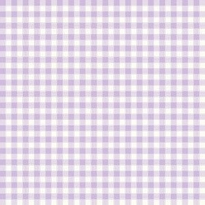 Pale Lavender and Cream Striped Plaid Small Scale Blender