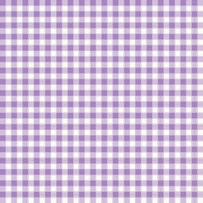 Lilac on Cream Striped Plaid Small Scale Blender