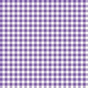 Purple and Cream Striped Plaid Small scale blender