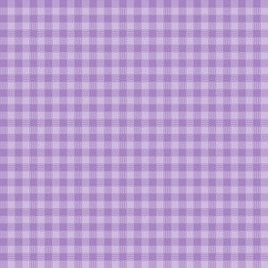 Pale Lavender and Lilac Striped Plaid Small scale Blender