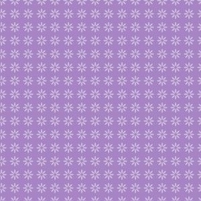 Pale lavender Simplicity Blossoms on Lilac Blender Pattern