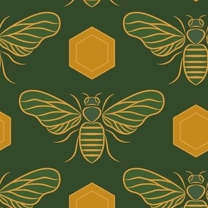Bees and Honeycomb