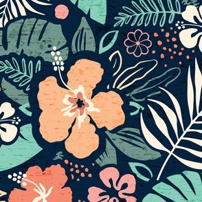 Beachy Floral - Jumbo