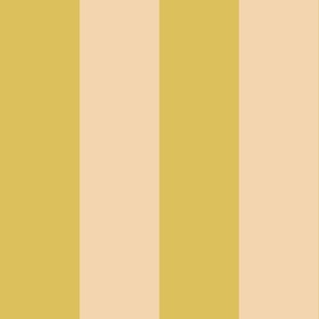 Beige-white-bold-regular-vertical-lines-on-vintage-yellow-lime-green---XL-jumbo