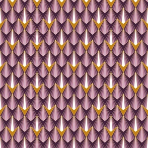 Art Deco Geometry Purple Small