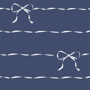elegant horizontal ribbon stripe twilight blue background