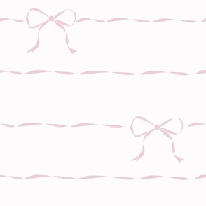 elegant horizontal ribbon stripe pastel pink