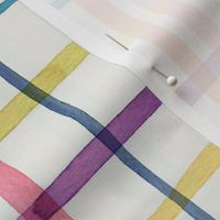 Kids Checks Plaids Gingham 2 - Multicolor rainbow - Medium