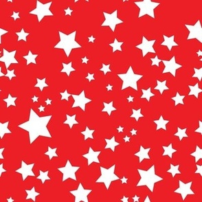 Gazillion Stars-Red Pigment-White-The RWB Palette