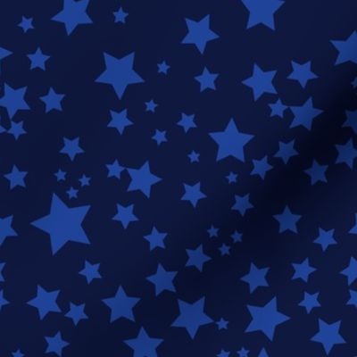 Gazillion Stars-Midnight Flyer Navy-Cascade Twilight Blue-The RWB Palette