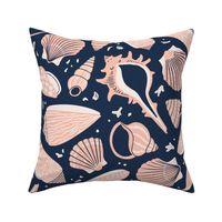 Shell Beach (x-large), navy blue