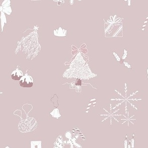 Small // Mini - Festive Bits And Bobs - Tickled Pink