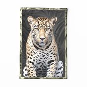 leopard tea towel