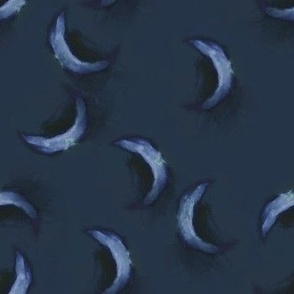 [Medium] Navy Purple Dark moons