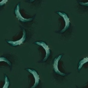 [Medium] Dark green moons