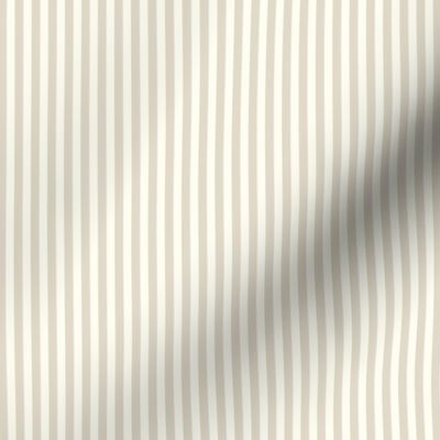 Extra Small Cabana stripe - Albescent White and cream white - Candy stripe - Awning stripes - nautical - Striped wallpaper - resort coastal sunbrella tiki vertical