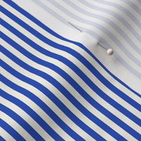 Extra Small Cabana stripe - Azure Blue and cream white - Candy stripe - Awning stripes - nautical - Striped wallpaper - resort coastal sunbrella tiki vertical