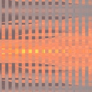 woven row sunset