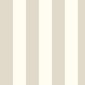 Medium Cabana stripe - Albescent White and cream white - Candy stripe - Awning stripes - nautical - Striped wallpaper - resort coastal sunbrella tiki vertical