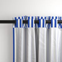 Small Cabana stripe - Azure Blue and cream white - Candy stripe - Awning stripes - nautical - Striped wallpaper - resort coastal sunbrella tiki vertical