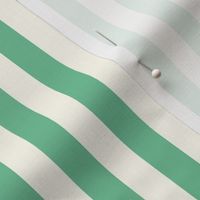 Small Cabana stripe - Ocean green and cream white - Candy stripe - Awning stripes - nautical - Striped wallpaper - resort coastal sunbrella tiki vertical
