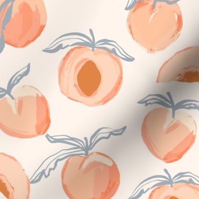 Painted Peaches in cream 9.5