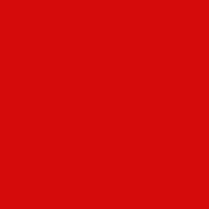 Bright Red Plain Solid Color d50a0a