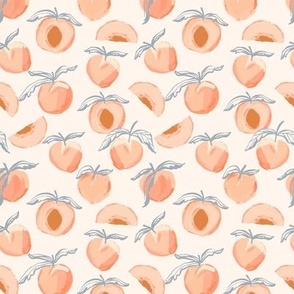 Painted Peaches in cream 4