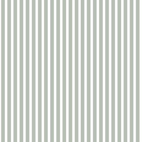 white and soft green grey vertical stripes